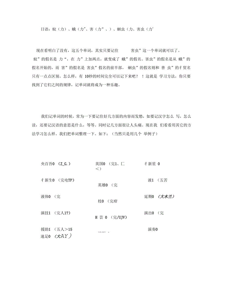 Skwasy学日语记单词的技巧、事半功倍汇总_第2页