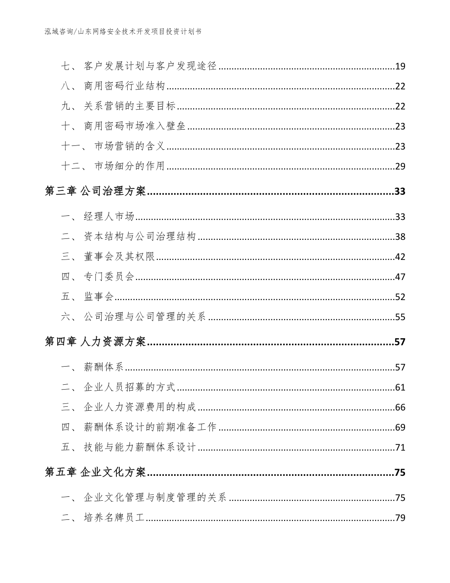 山东网络安全技术开发项目投资计划书_第4页