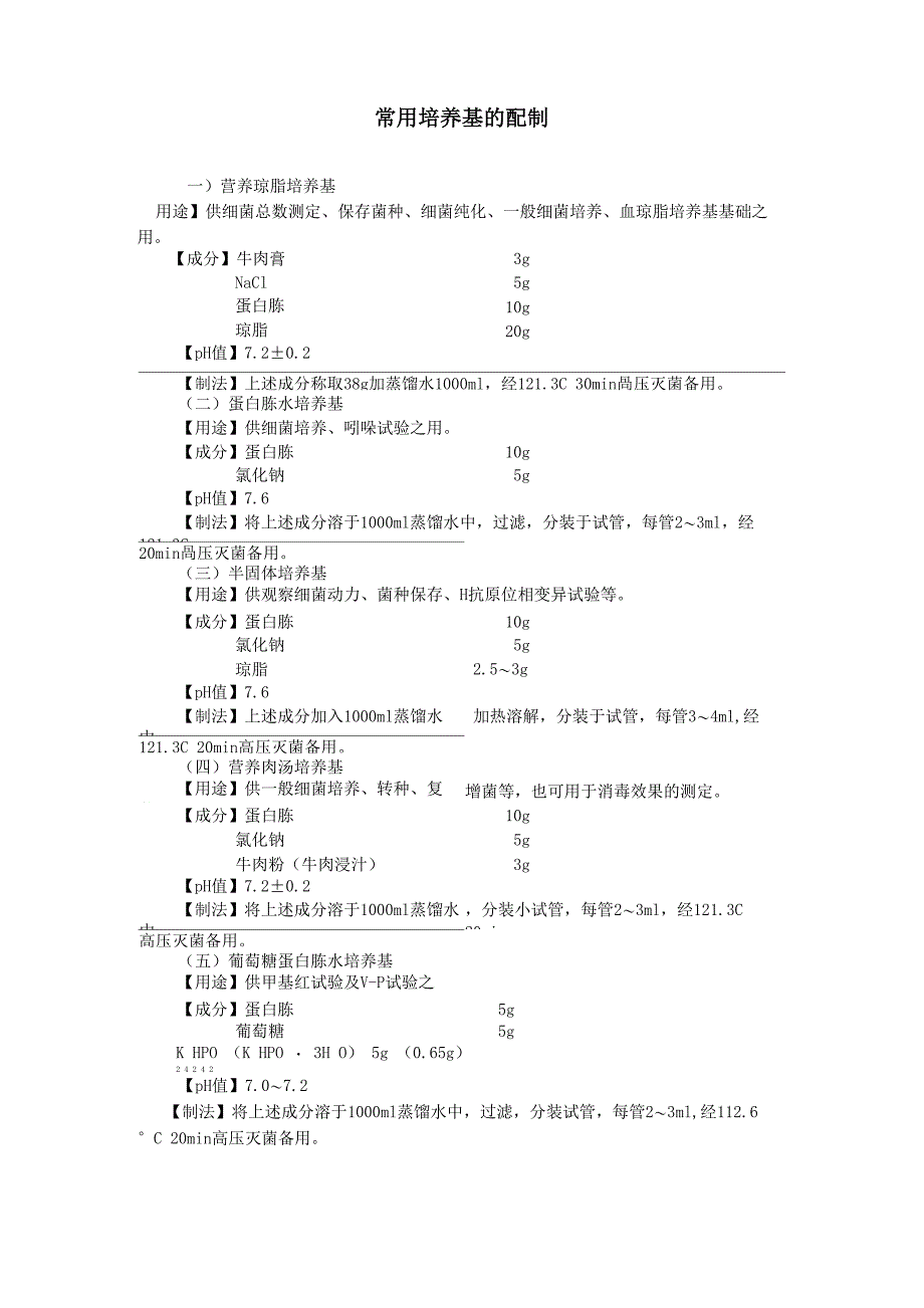 常用培养基的配制_第1页