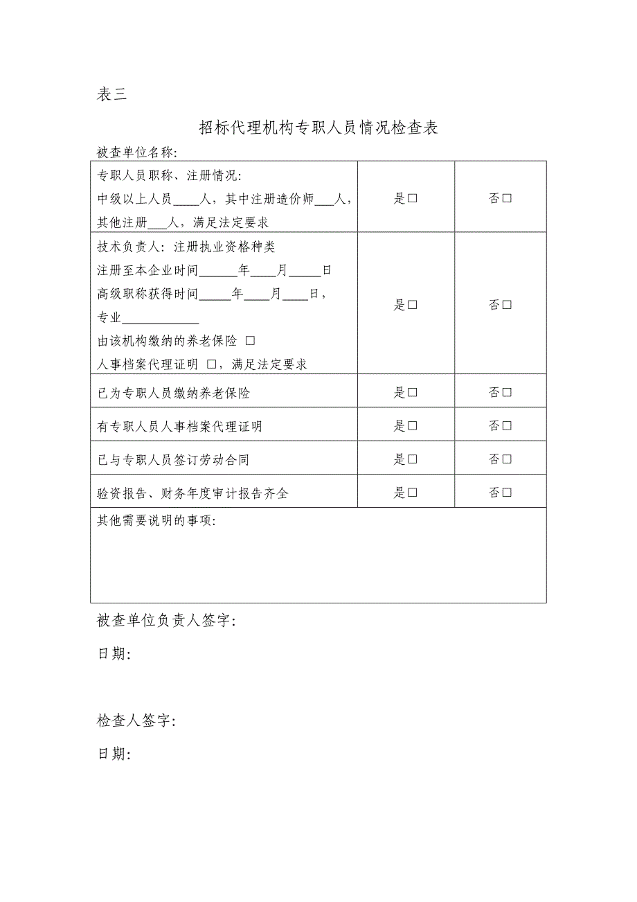 招标代理机构检查表_第2页