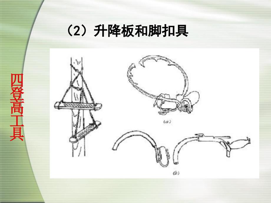 电气安全技术电工登高作业用品_第3页