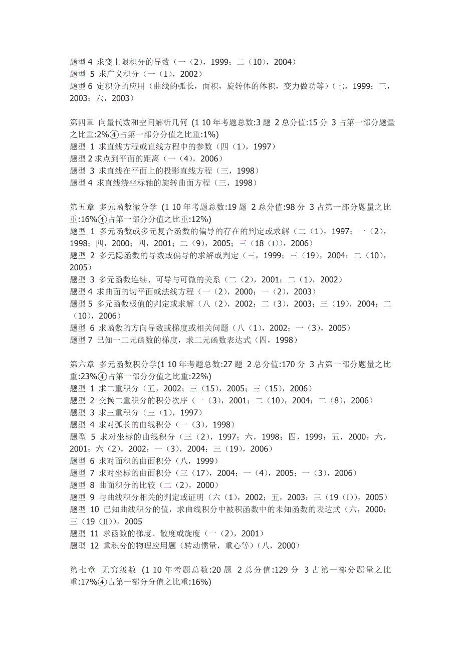 考研数学试卷分析_第2页