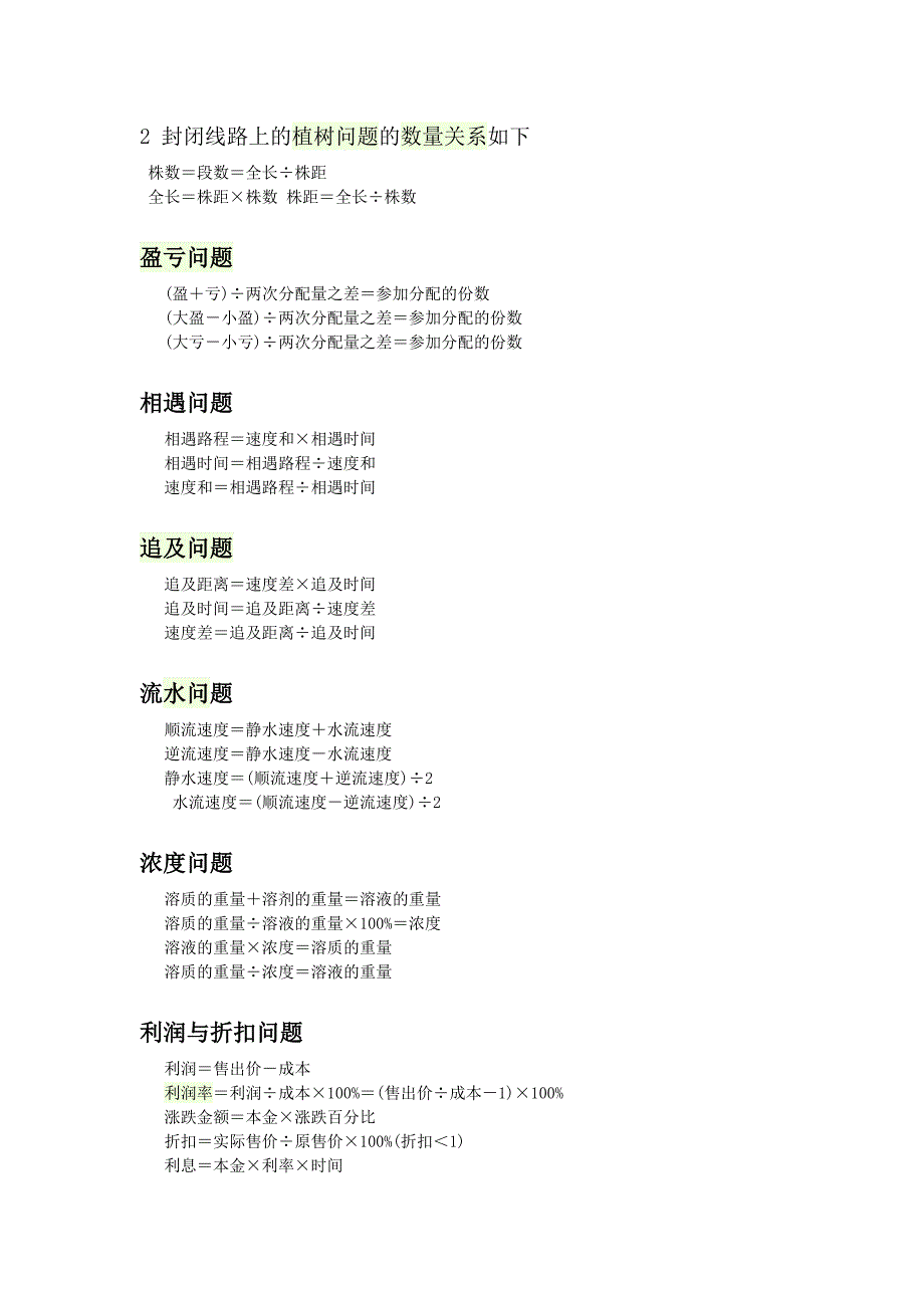 小学公式大全_第3页