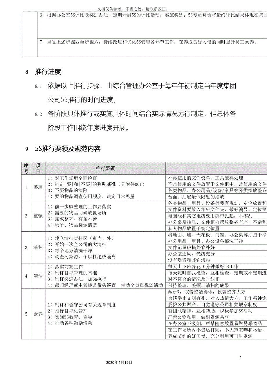 办公室5S管理制度.doc_第4页