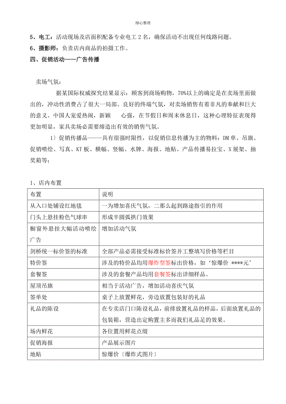 家具活动策划方案_第4页