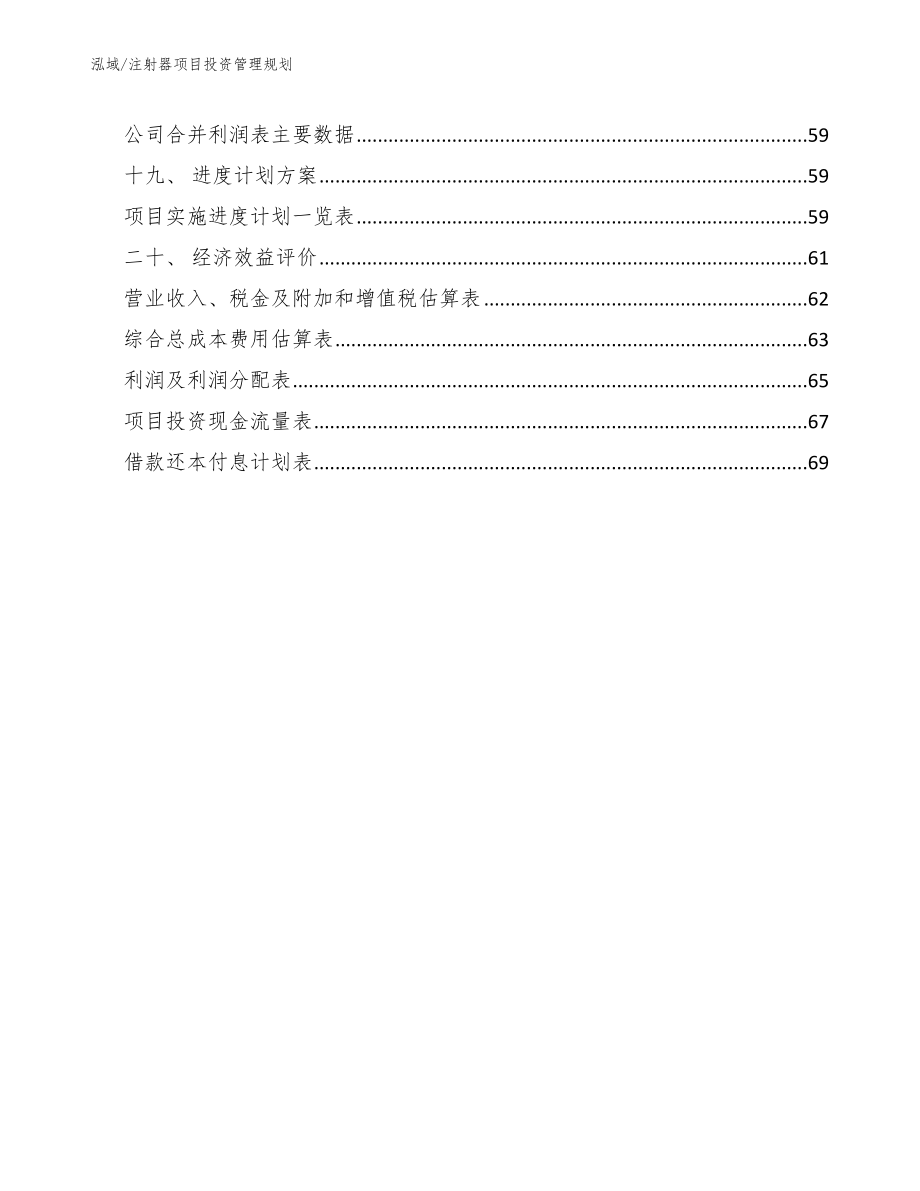 注射器项目投资管理规划【范文】_第2页