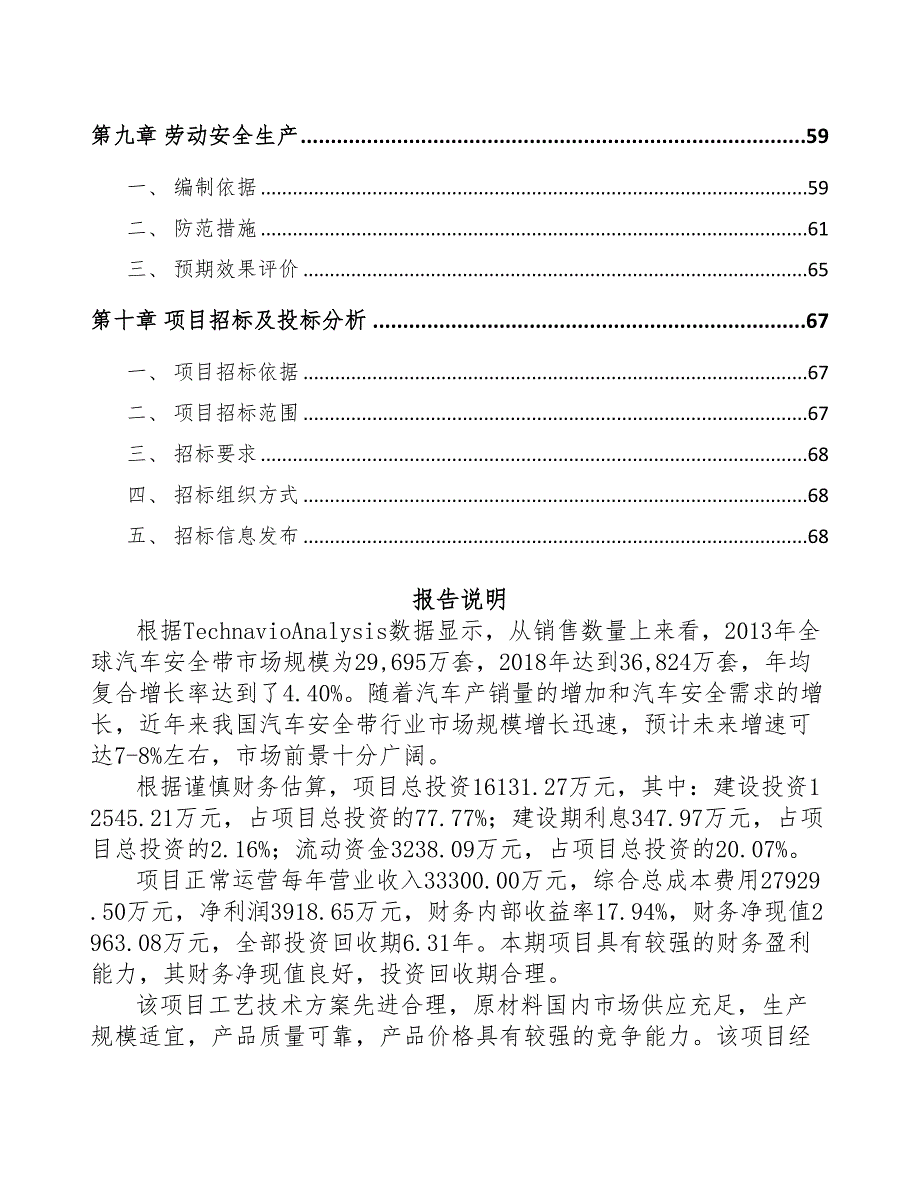 西安安全带项目可行性研究报告(DOC 46页)_第4页