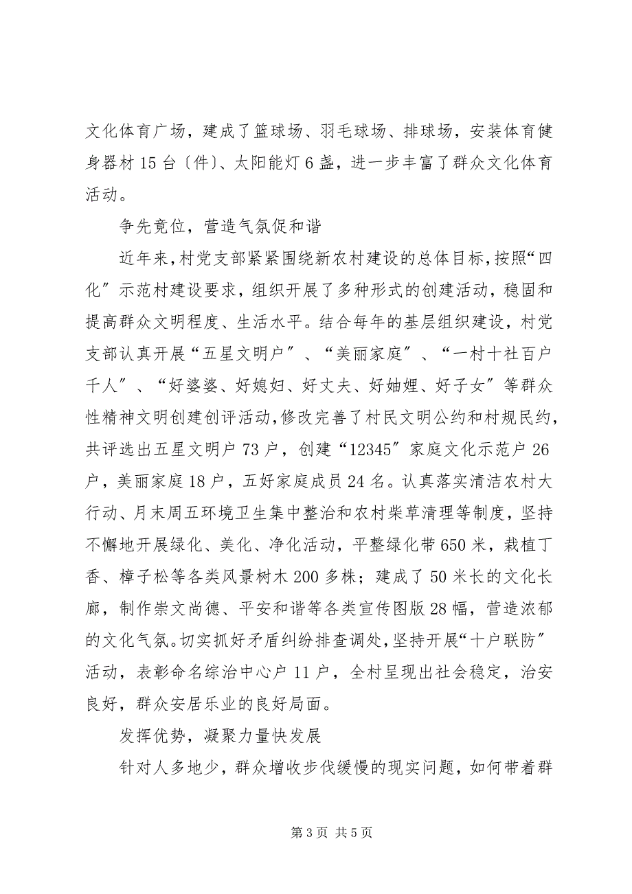 2023年某村先进基层党组织典型材料.docx_第3页