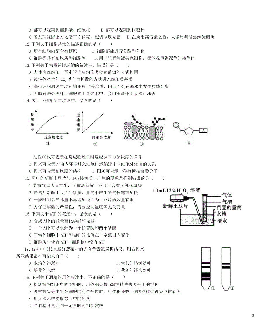 必修一总测试.doc_第2页