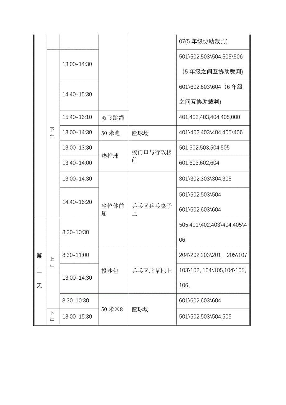 启新第10届体育节健身运动会工作手册_第5页