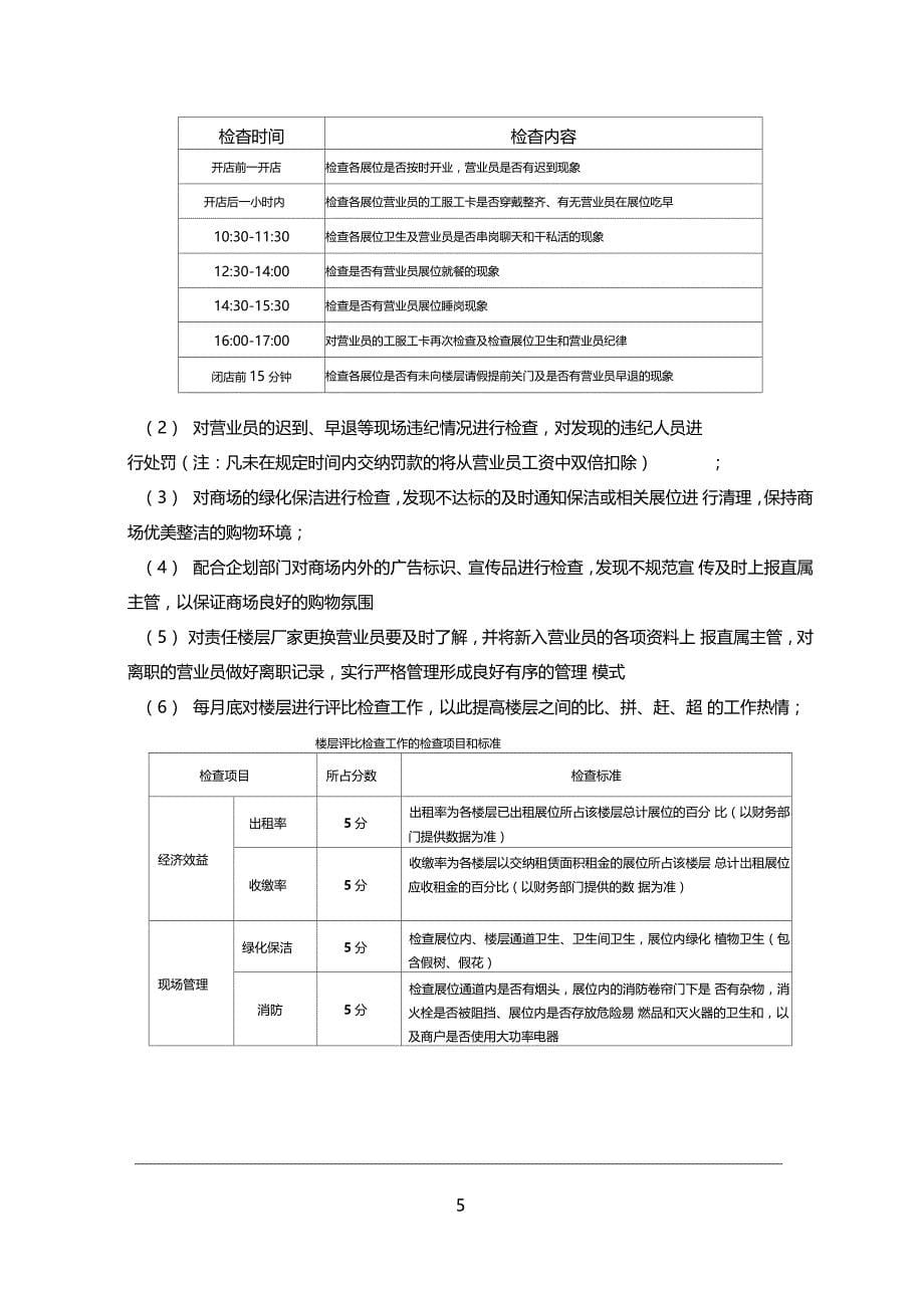 商场售后管理员岗位操作手册_第5页