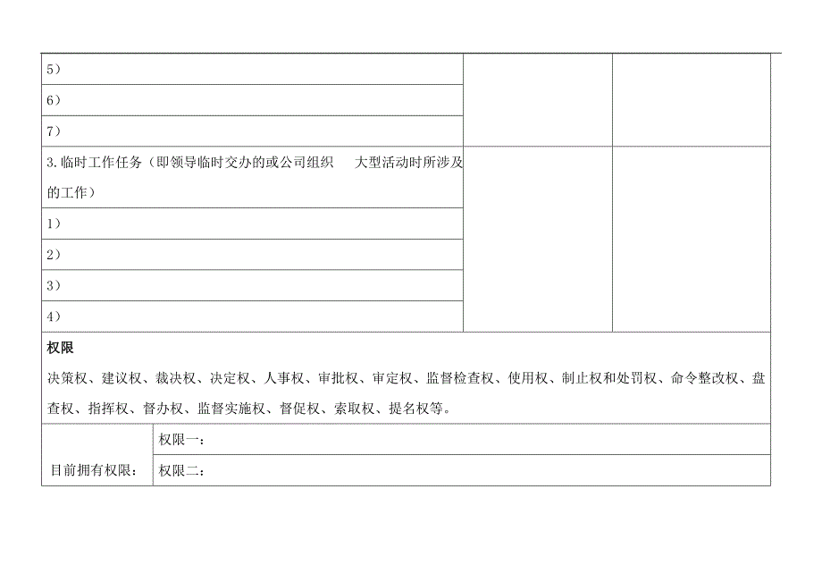 青海网通人力资源职位分析问卷_第4页