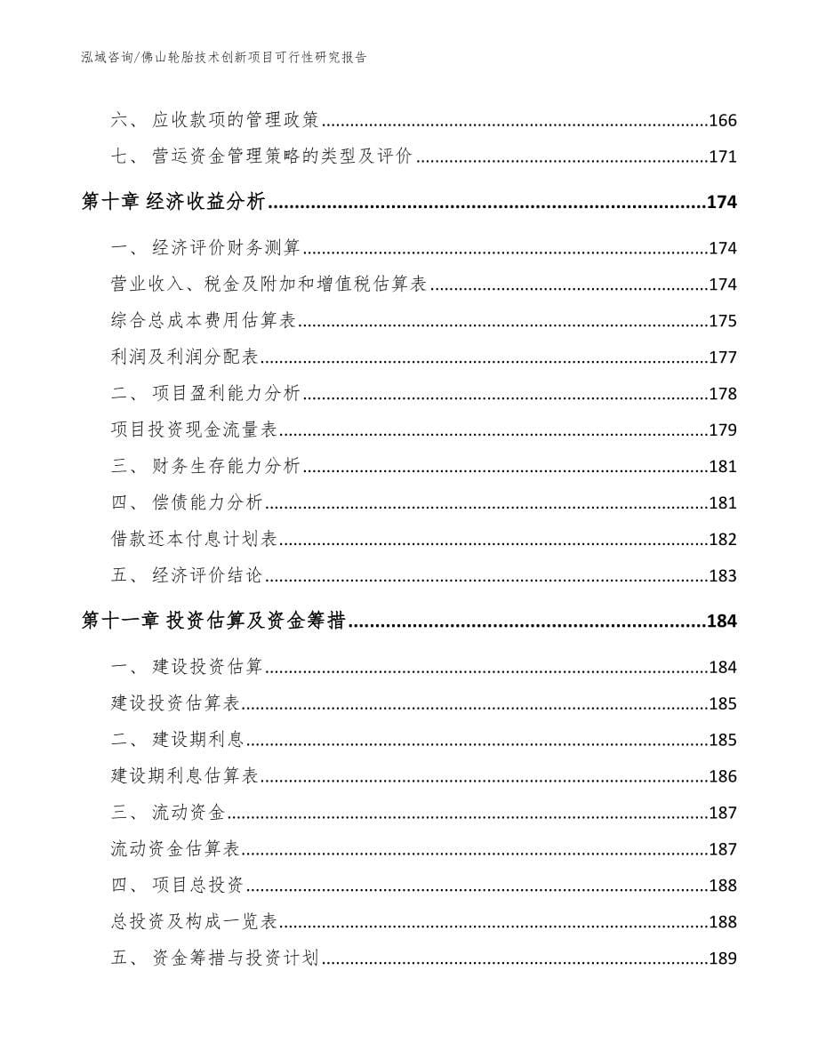 佛山轮胎技术创新项目可行性研究报告_范文_第5页