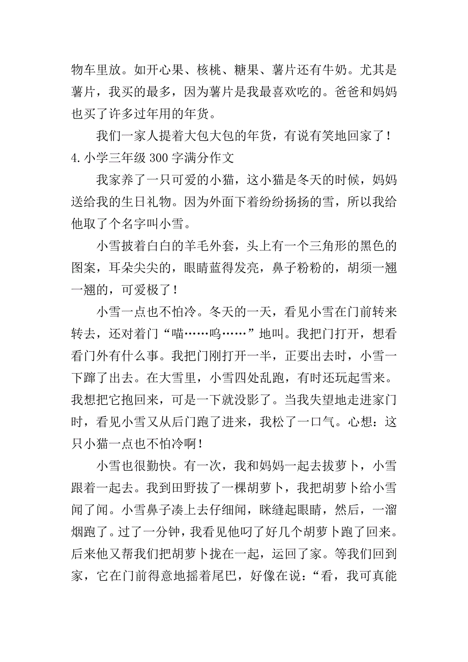 小学三年级300字满分作文六篇.doc_第3页