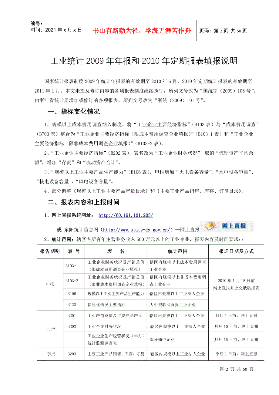 工业统计报表填报说明_第2页