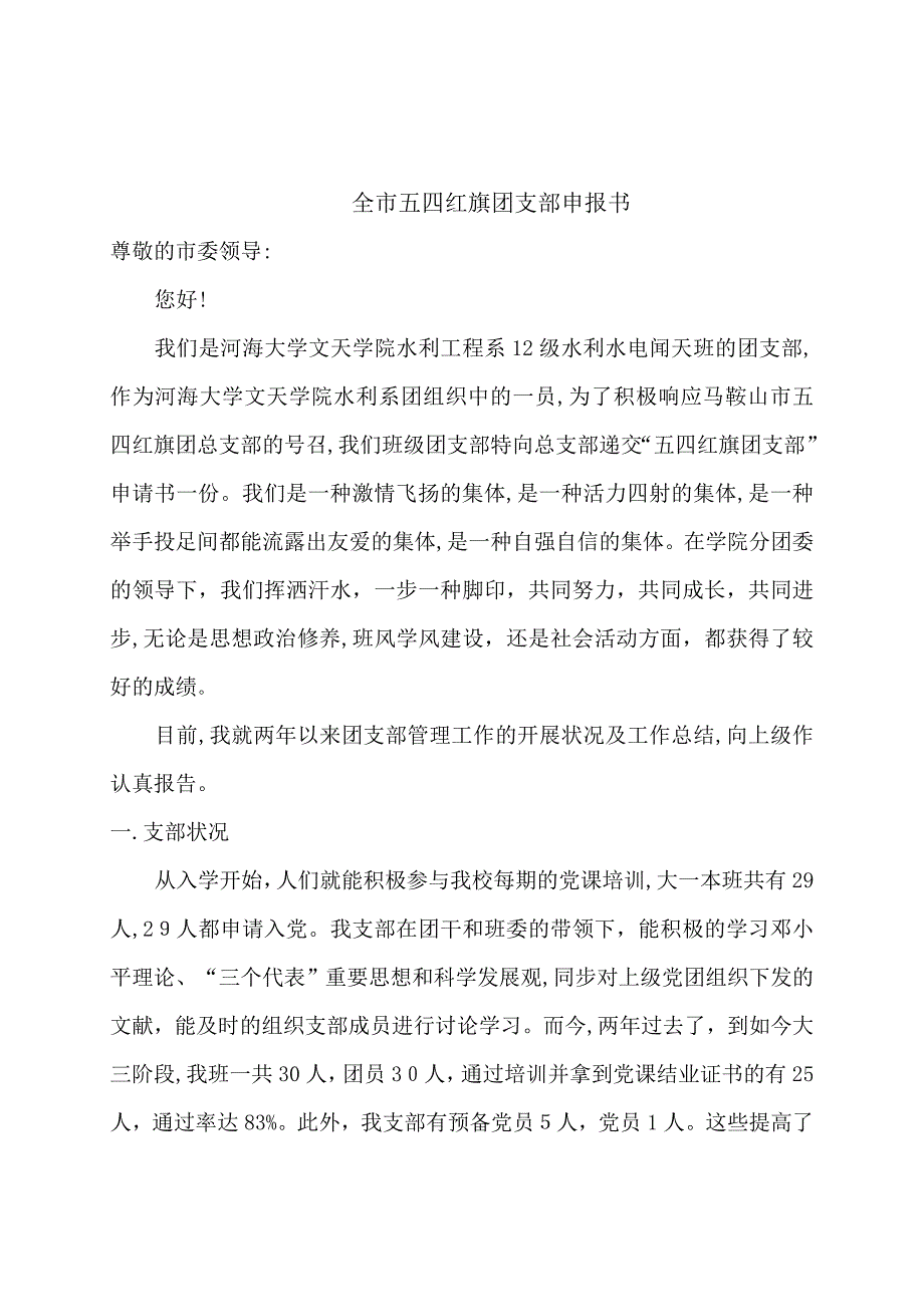 团支部申请表_第3页