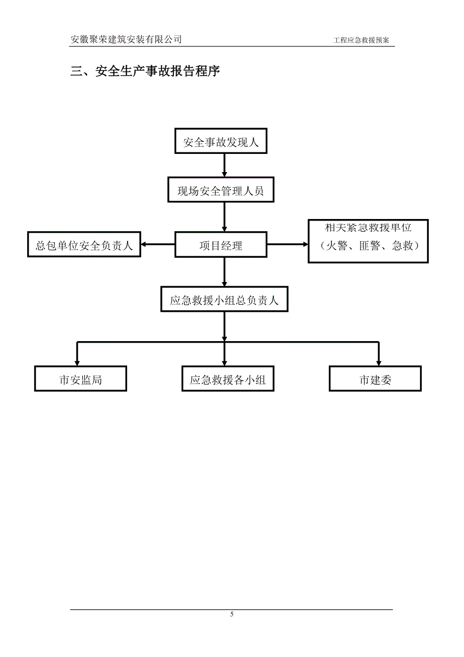 电业有限公司综合办公楼工程建筑施工现场安全生产事故应急救援预案_第5页