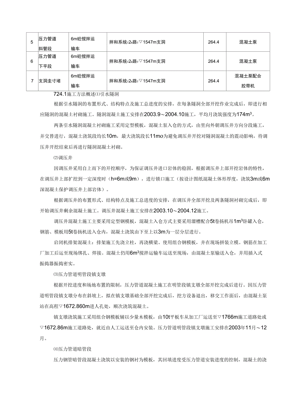 实用方案工艺设计压力管道混凝土工程施工_第3页