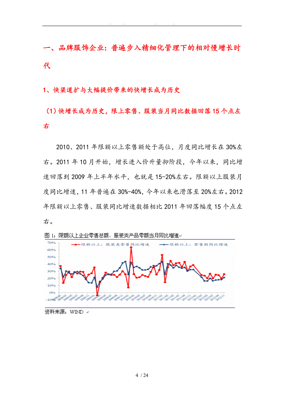 纺织服饰行业品牌服饰分析报告文案_第4页