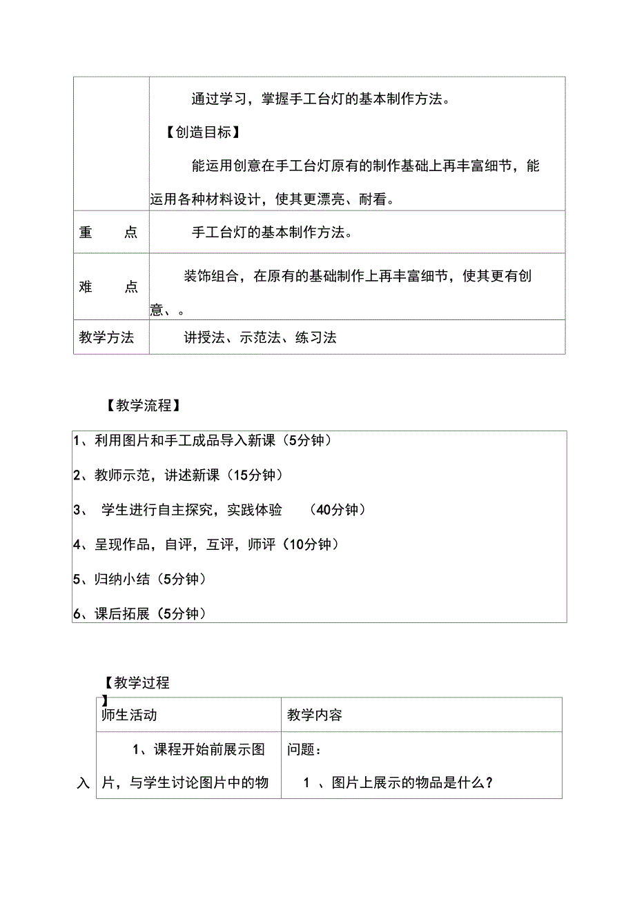 手工台灯设计方案_第2页