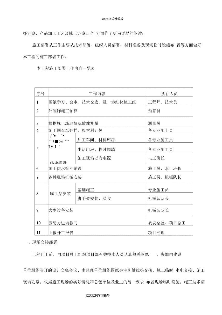 幕墙工程施工组织设计_第5页