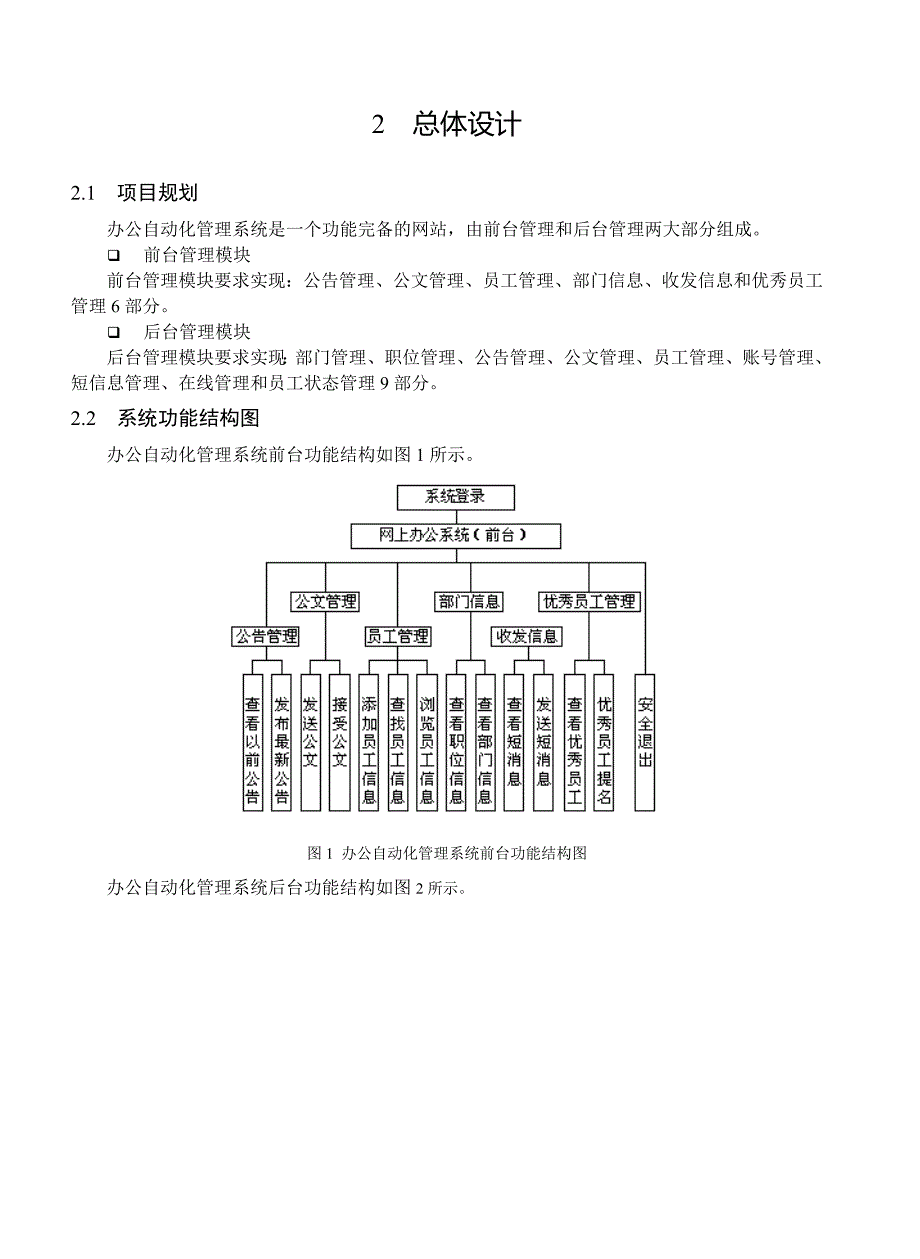 办公自动化管理系统论文_第5页