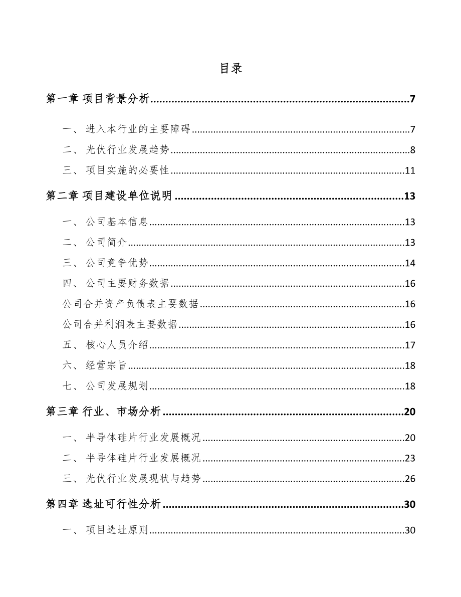 辽宁晶硅处理设备项目可行性研究报告_第2页