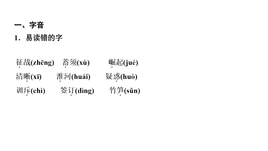 四年级上册语文习题课件第七单元知识梳理部编版共13张PPT_第2页