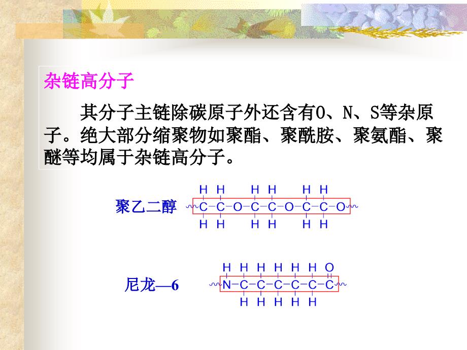 高分子的分类、命名、聚合反应ppt课件_第3页