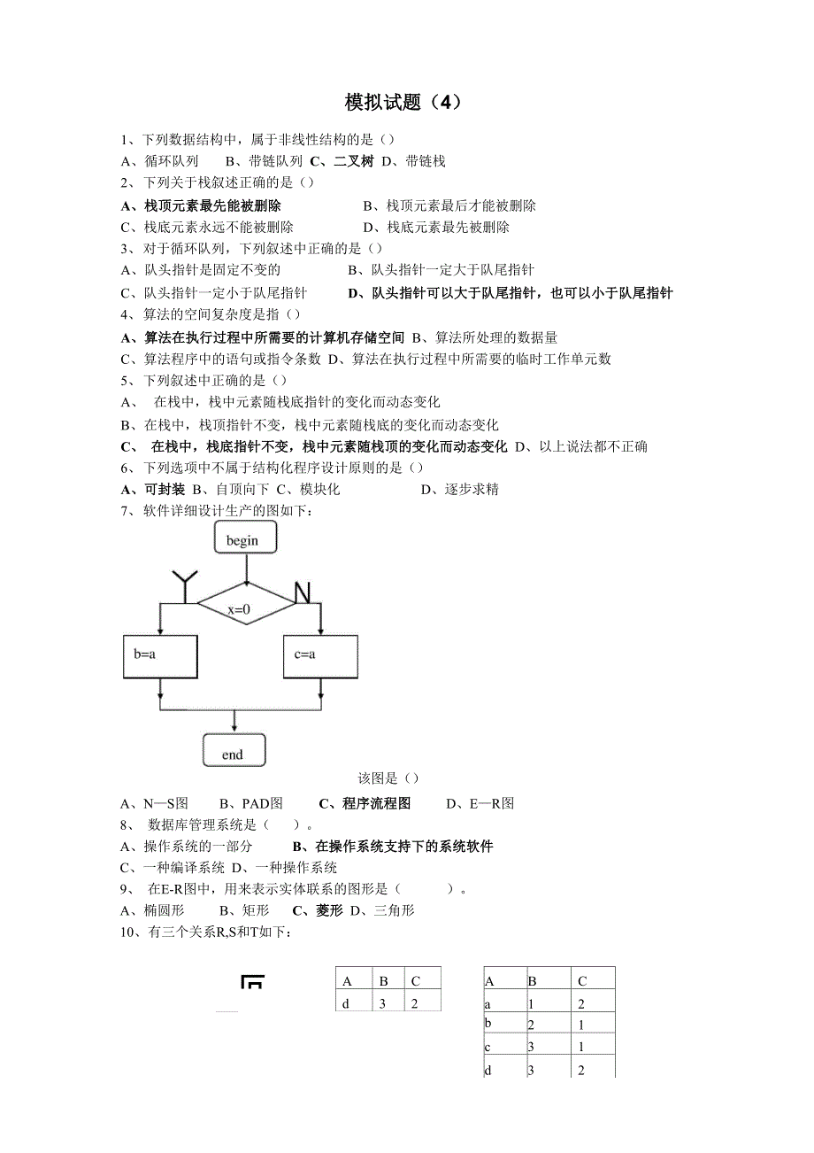 计算机二级考试_第1页