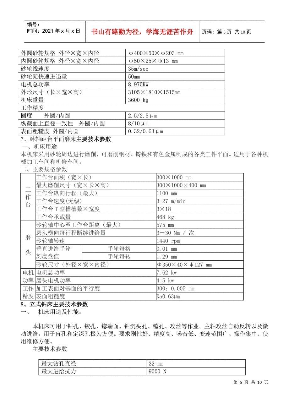 天津南洋工业学校设备采购技术文件_第5页