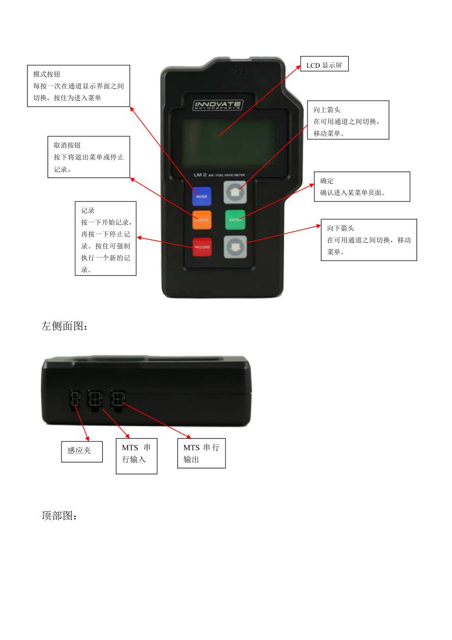 空燃比检测仪LM-2比计量表用户使用说明书_第2页