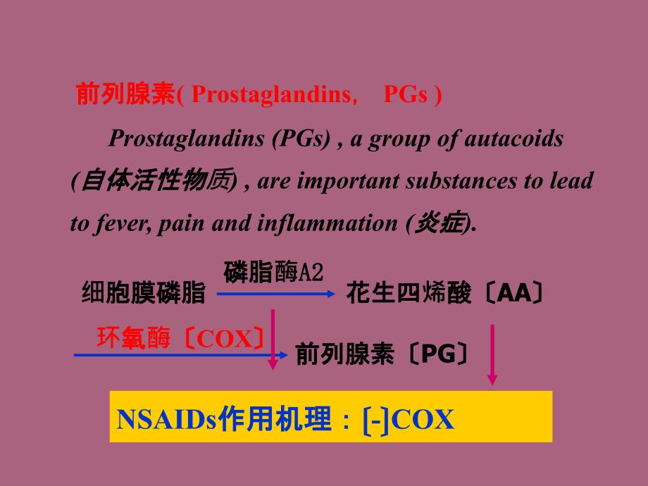 解热镇痛抗炎药蒋国君ppt课件_第4页