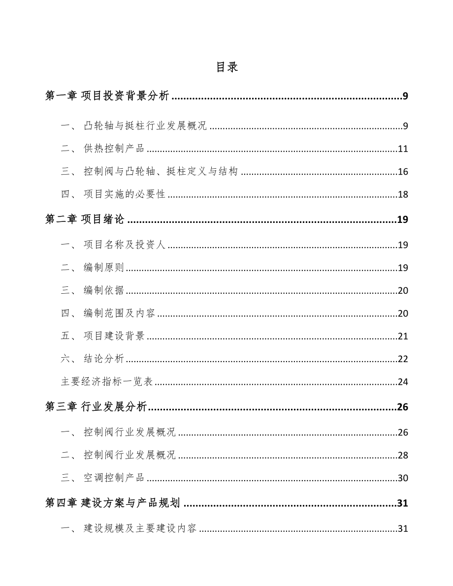 广西流体控制阀项目可行性研究报告_第2页