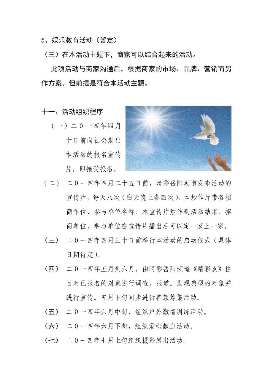 岳阳市助学活动策划文案_第5页