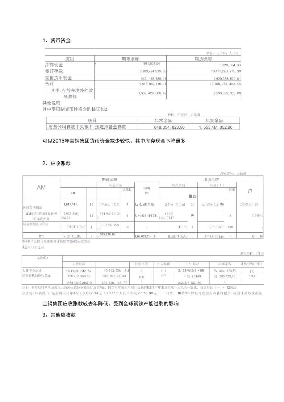 宝钢财务报表分析_第5页