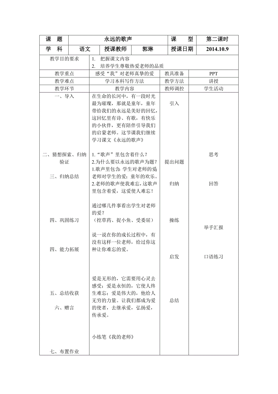 郭琳—永远的歌声_第1页