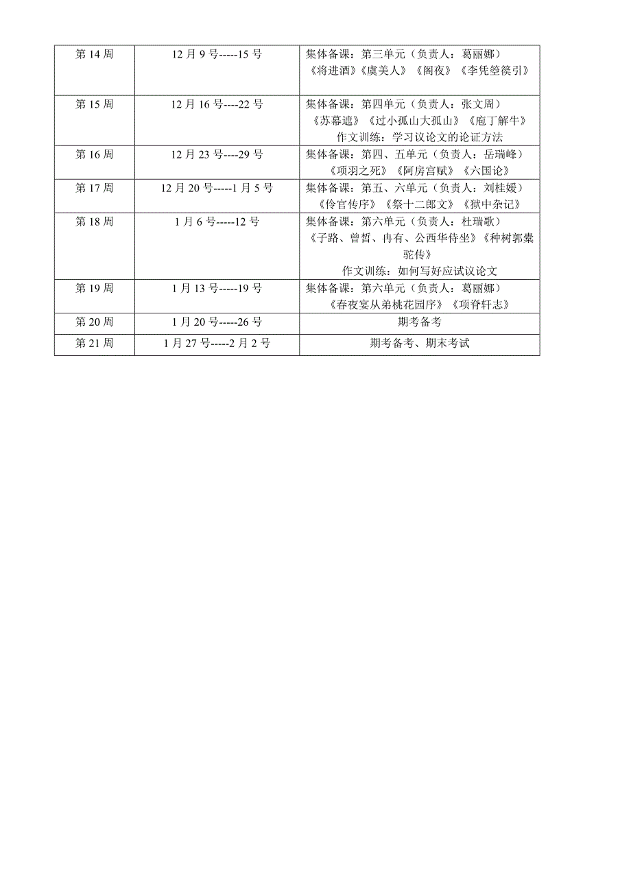 高二语文备课组工作计划.doc_第3页