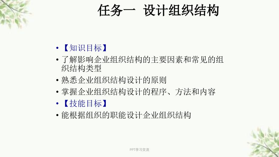 人力资源管理第3章组织结构与岗位分析课件_第3页