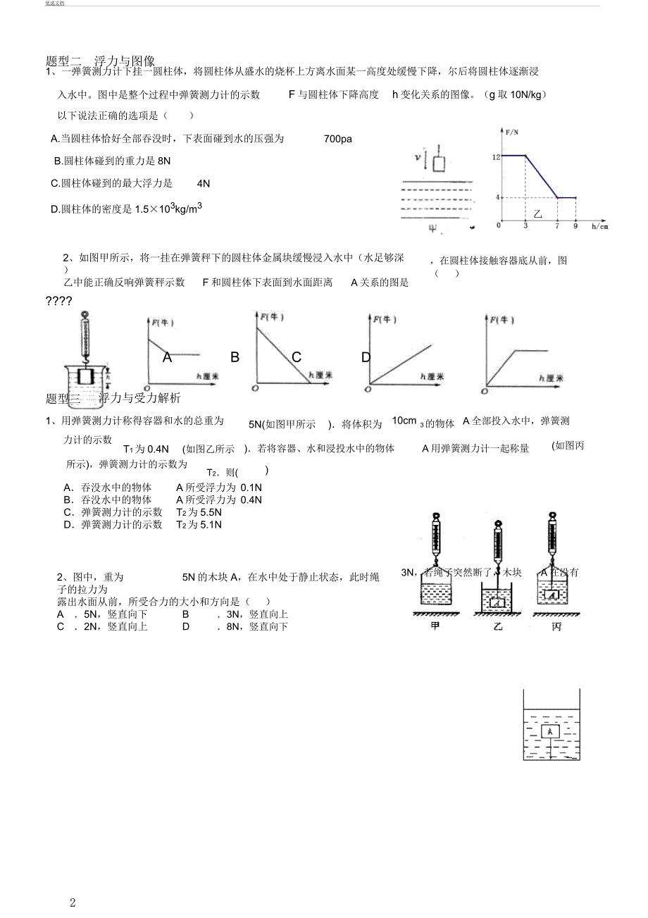 浮力分类题型.docx_第2页