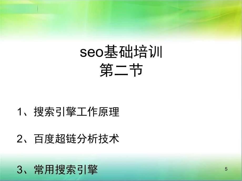 SEO培训教程一套seo真正意义培训火人张继光_第5页