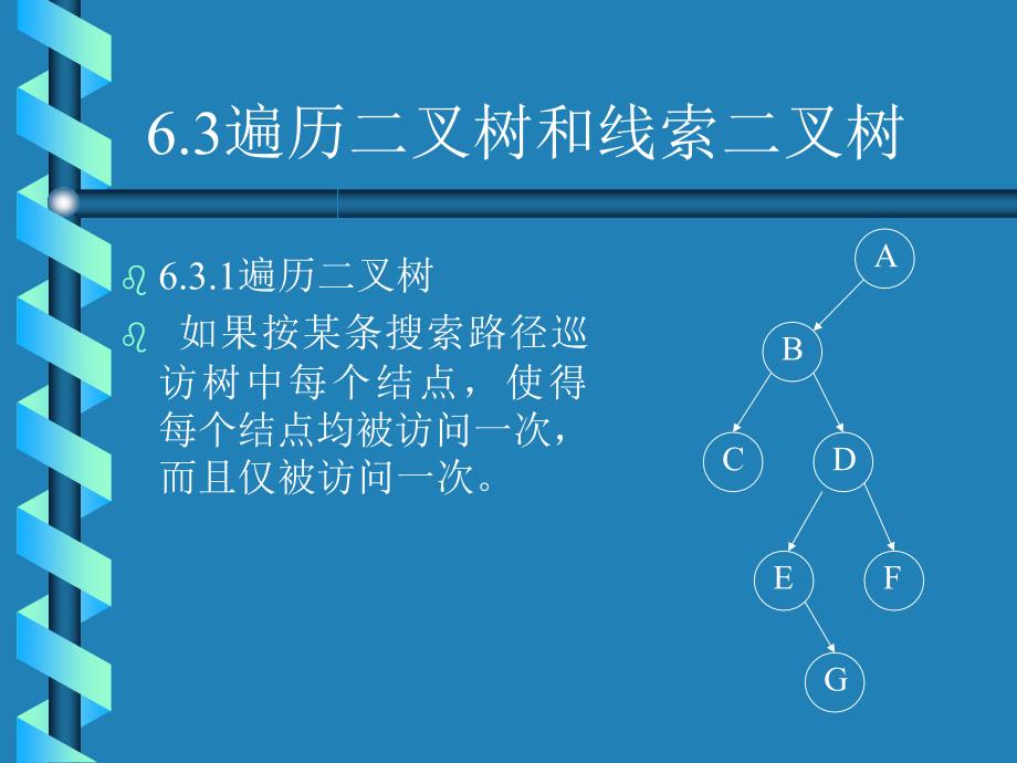 中序遍历和线索化二叉树_第1页