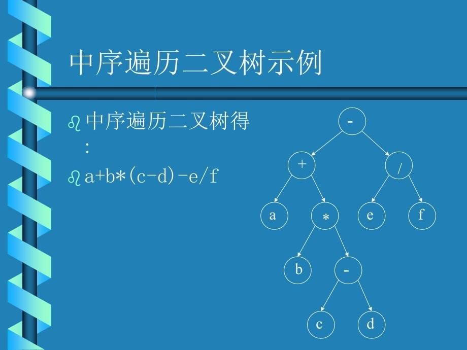 中序遍历和线索化二叉树_第5页