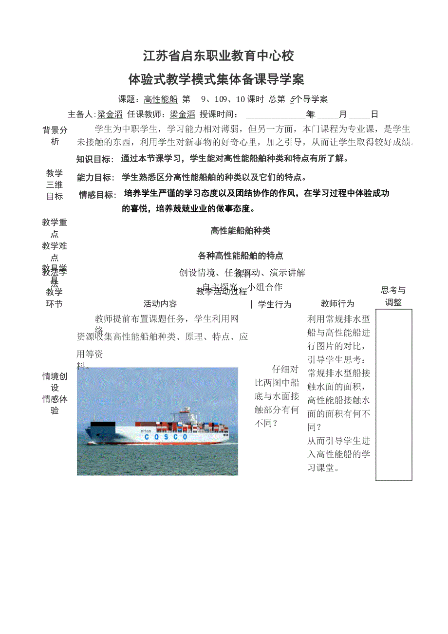 启职船概05(新)高性能船_第1页