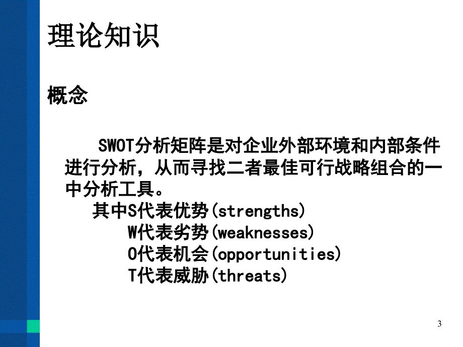 SWOT矩阵分析PPT优秀课件_第3页