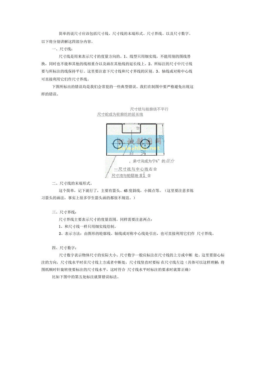 工程制图尺寸标注基本规则_第4页