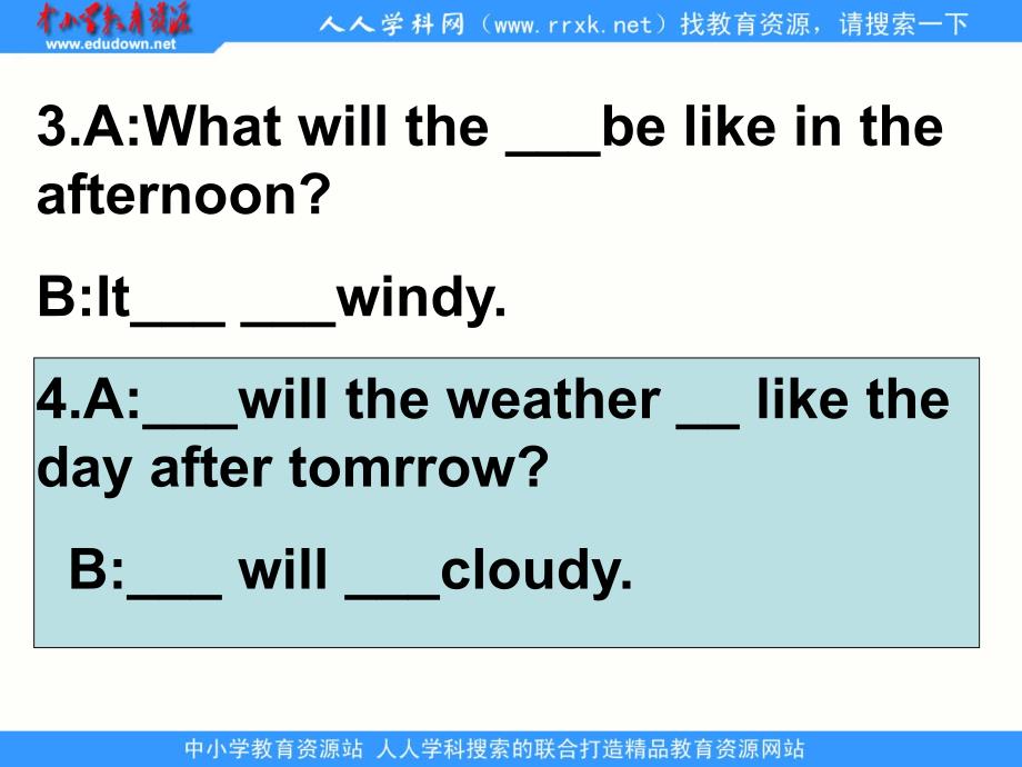 湘少版[]三下Unit 9 What’s the weather likeppt课件1_第3页