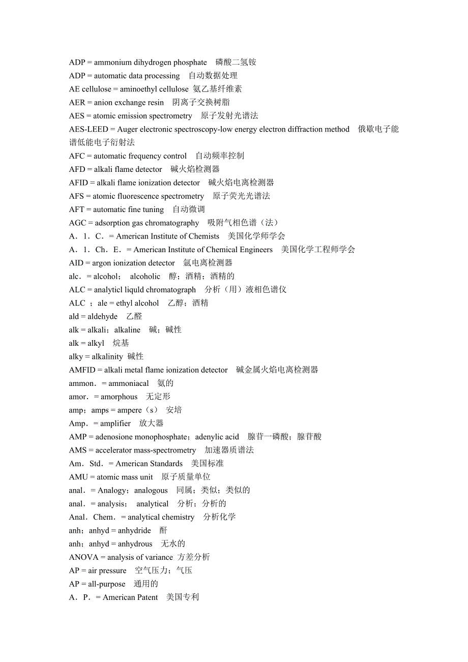 化学常用英文缩写词_第2页