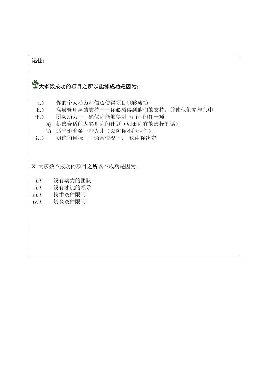 上海IBM项目经理管理培训全套资料4_第5页