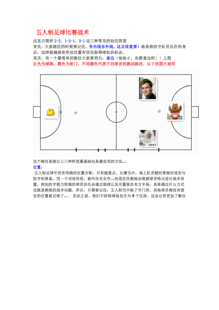 五人制足球比赛战术.docx_第1页